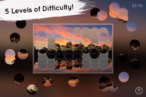 Venn Sunrises: Overlapping Jigsaw Puzzles screenshot 2