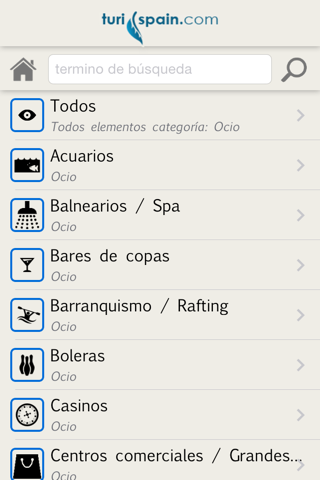 Turispain App screenshot 2