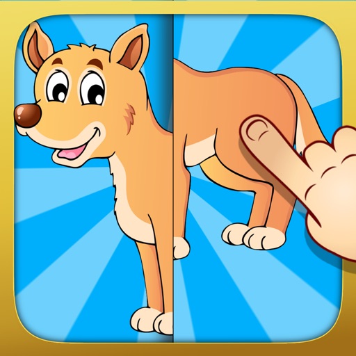Animal and Food Mix & Match Puzzle for Kids and Toddlers by Michael Contento