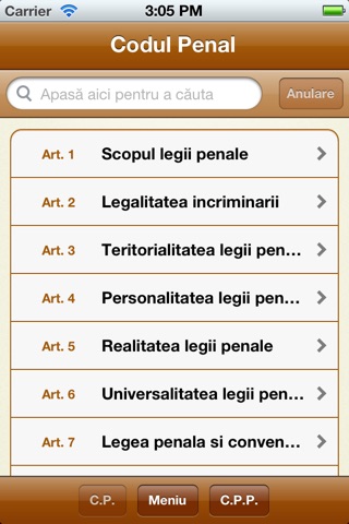 Codul Penal si Codul de Procedura Penala screenshot 2