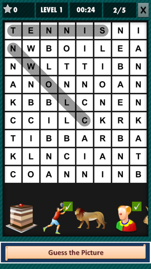 Picture Word Search