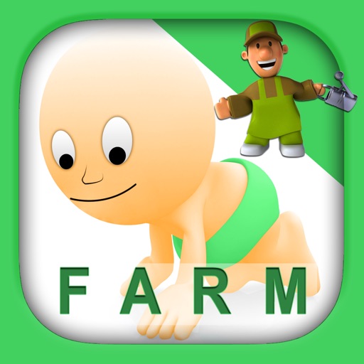 Farm Puzzle for Babies: Move Cartoon Images and Listen Sounds of Animals or Vehicles with Best Jigsaw Game and Top Fun for Kids, Toddlers and Preschool iOS App