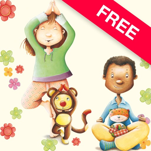 My little yoga for kids FREE - introduction to yoga, relaxation and asanas with music for children and beginners app Icon