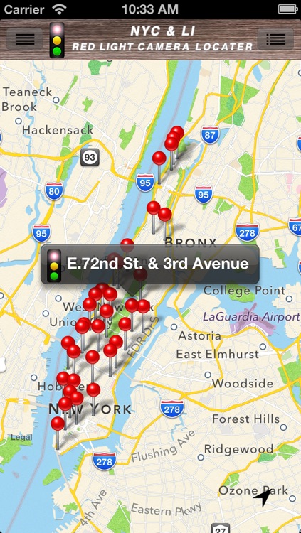 NYC & LI Red Light Camera