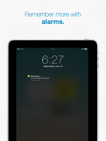 Sticky Notes iPad - Reminders & Notes App - with Alarms and Sharing screenshot 4