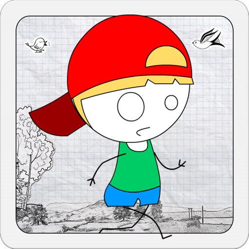 Awesome Doodle Run - Wild & Crazy Stunts Edition Icon