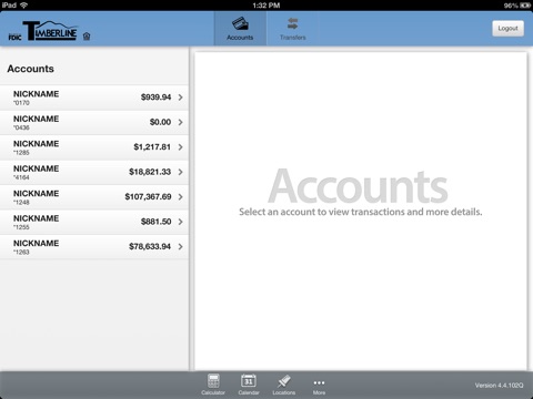 Timberline for iPad screenshot 2