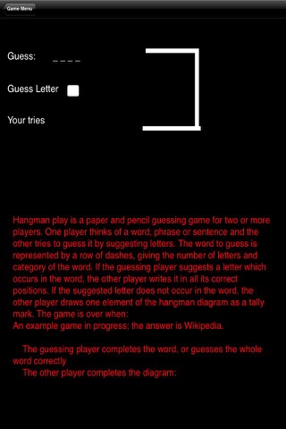 Hangman - Free for iPhone! screenshot 2