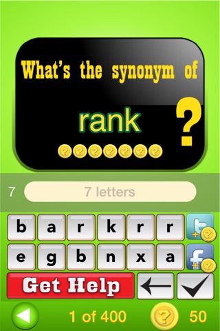 Syno Syno Synonyms Challenge screenshot 2