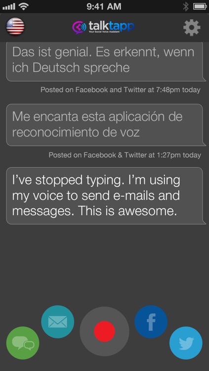 TalkTapp ~ Voice Text Dictation