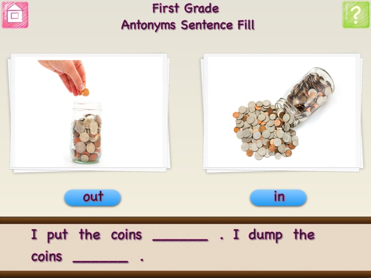 First Grade Antonyms Free