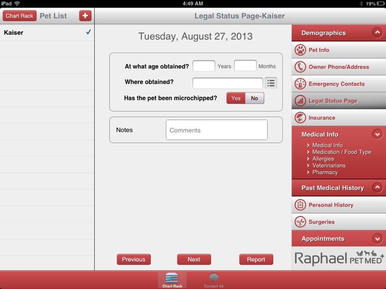 Raphael PetMed – Track Veterinary Medical Files For Your Pets