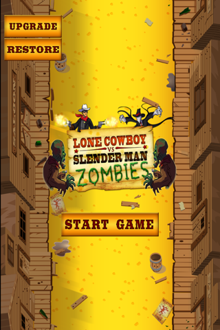 A Call of Monsters: Slender Man Zombies Vs Lone Cowboy - Free Shooting Game screenshot 2