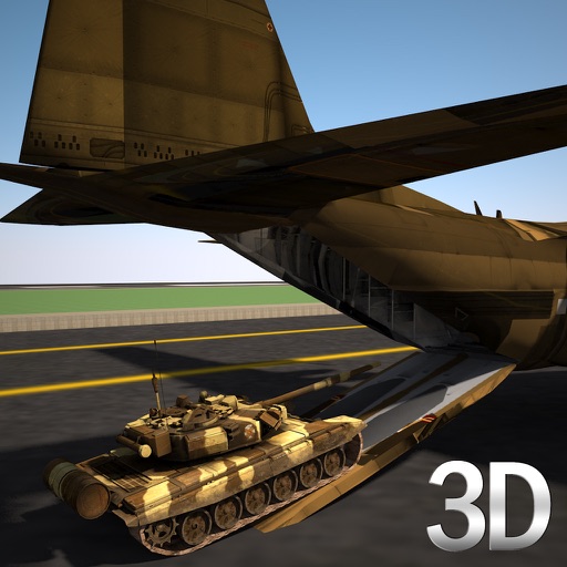 Military Transport AirCraft Simulator 3D Icon