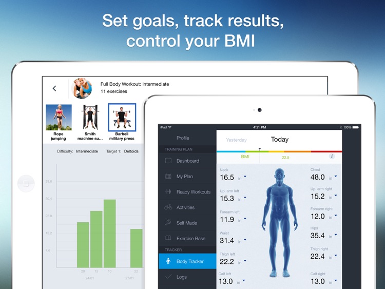 All-in Fitness HD: 1200 Exercises, 160 Workout Plans & Routines, Calorie Calculator