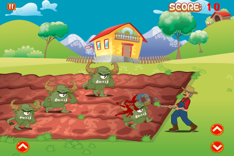 Farmer vs Attack Monsters - A Free Farm Mayhem Defense Game screenshot 2