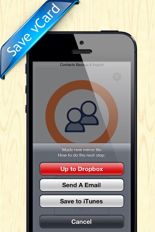 Contacts Backup & Import screenshot 3