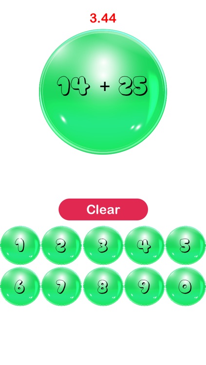 Bubble Math: fun mathematics game for kids