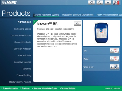 Mapei CA screenshot 2