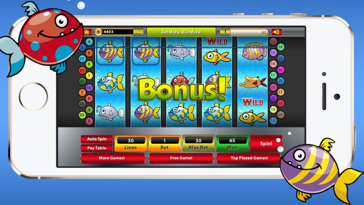 A Lucky Fish Casino Slot Machine - Free Daily Bonus Slots