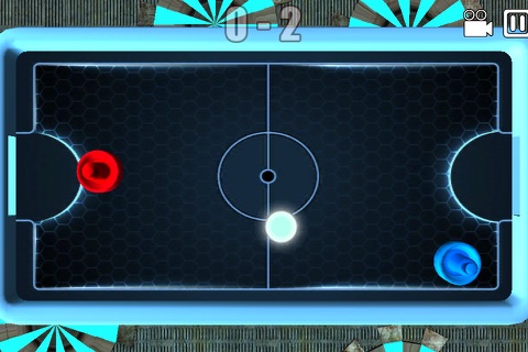 Glow Air Hockey HD screenshot 3