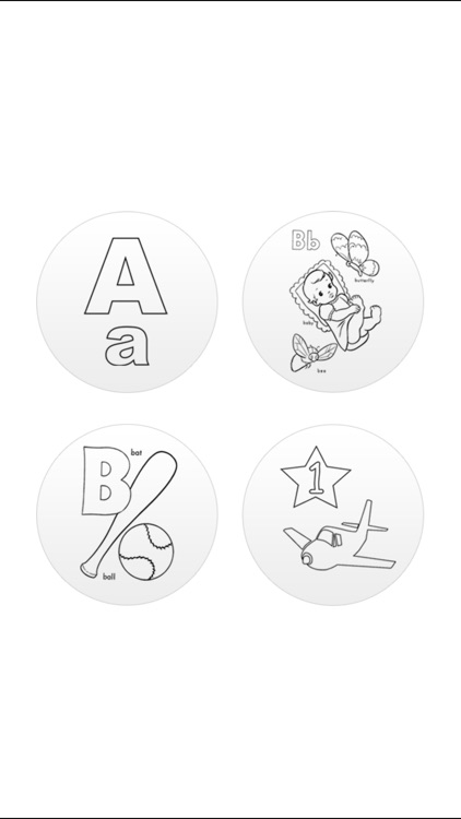 Alphabetic & Numbers Coloring Book