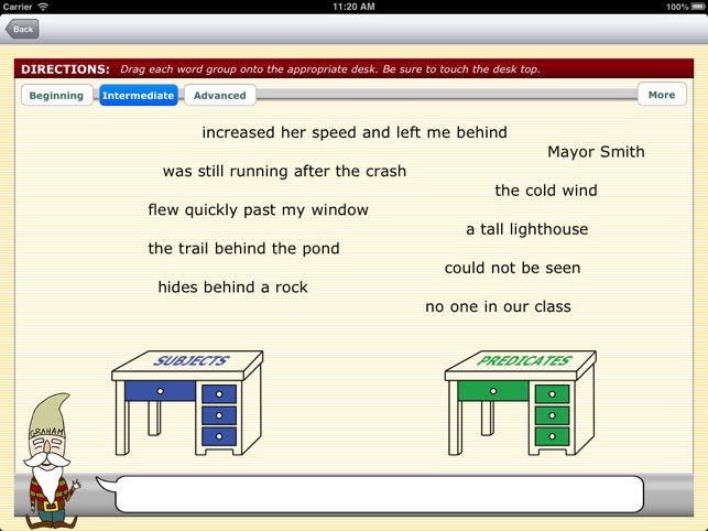 Grammar 4 Writers - Elementary Subjects and Predicates(圖2)-速報App