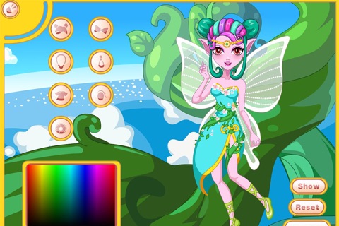 Flower Fairy Hairstyles Dress Up screenshot 3