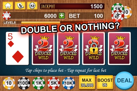 Video Poker * Aces and Faces screenshot 4
