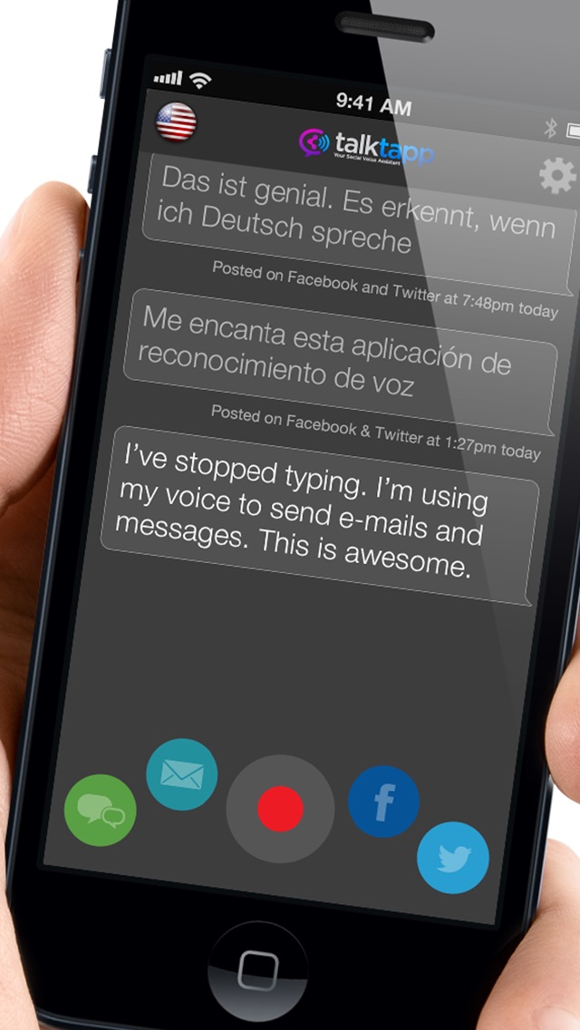 TalkTapp ~ Voice Text... screenshot1