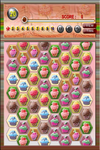 A Cupcake Swap - Match Three in a Row Puzzle Game screenshot 2
