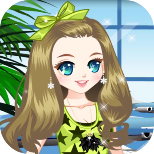 Fashion Girl At The Airport iOS App