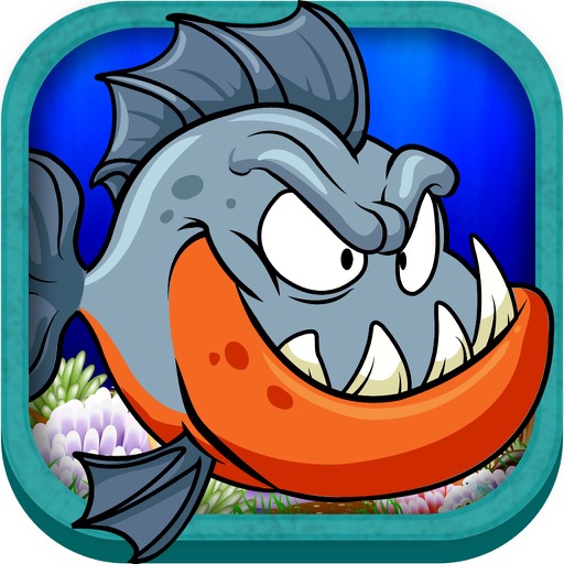 Piranha Fish Escape - Aggressive Underwater Monster- Free icon