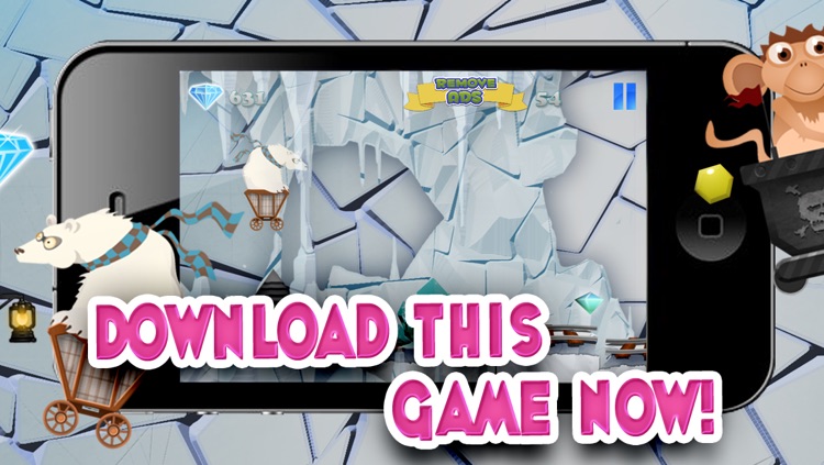 A Despicable Gnome & Friends Diamond Rush - Free Rail Miner Race Game