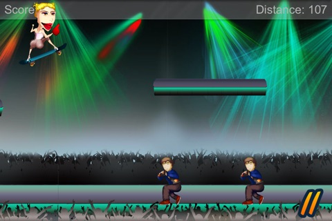 Twerk It Miley! ~ Free Celeb Super Running Game + Fun Skating Challenge screenshot 3