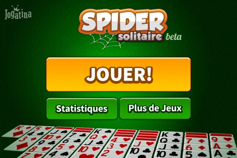 Spider Solitaire Jogatina screenshot 2