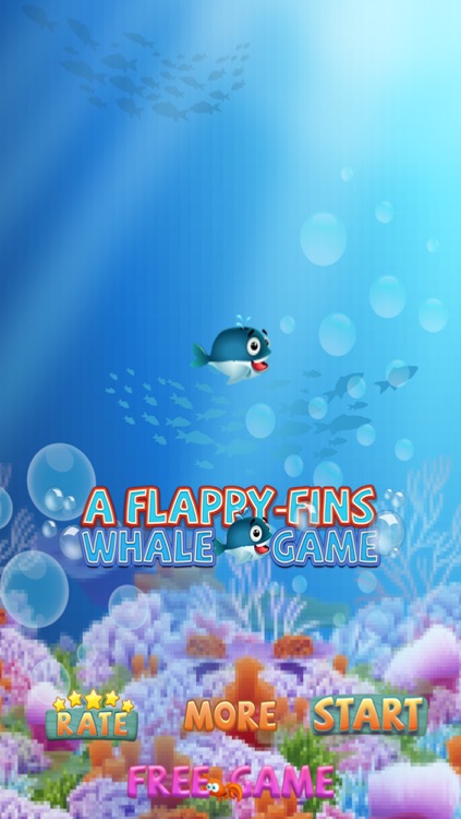 A Flappy-Fins Whale Game PRO