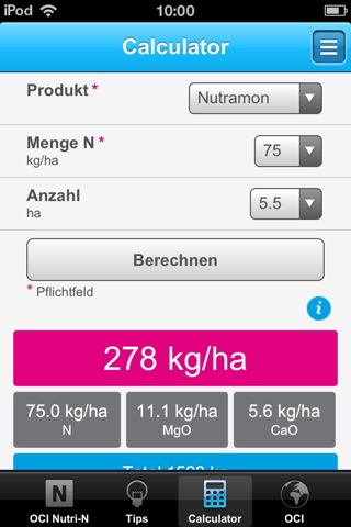 OCI Nutri-N screenshot 3