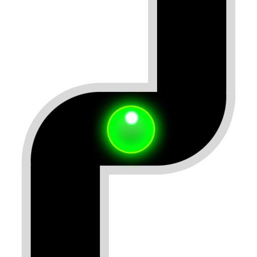 Stay inside the line - glow icon