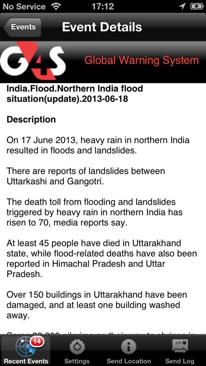 G4S Global Warning System screenshot-3