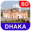 Dhaka, Bangladesh Offline Map - PLACE STARS