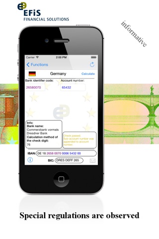 IBAN SEPA screenshot 3