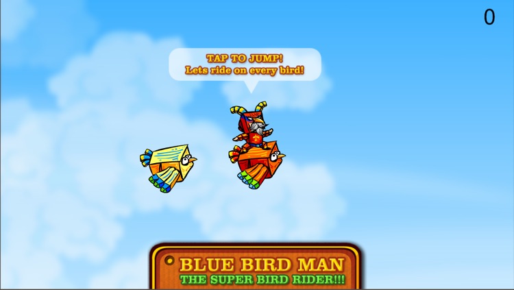 Blue Bird Man Rider screenshot-4