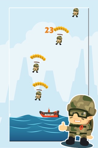 Catch-A-Trooper : Save the Paratroopers! screenshot 2