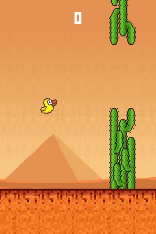 Flying Duck - Retro Flying Bird Game screenshot 2
