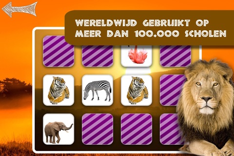 Memo Game Wild Animals Photo screenshot 3