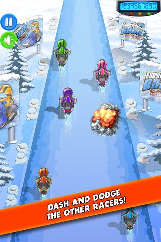 Snowmobile Race - Northern Rush! High Speed Winter Rider (Free) screenshot 3