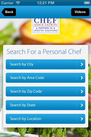 Find & Hire a Chef screenshot 2