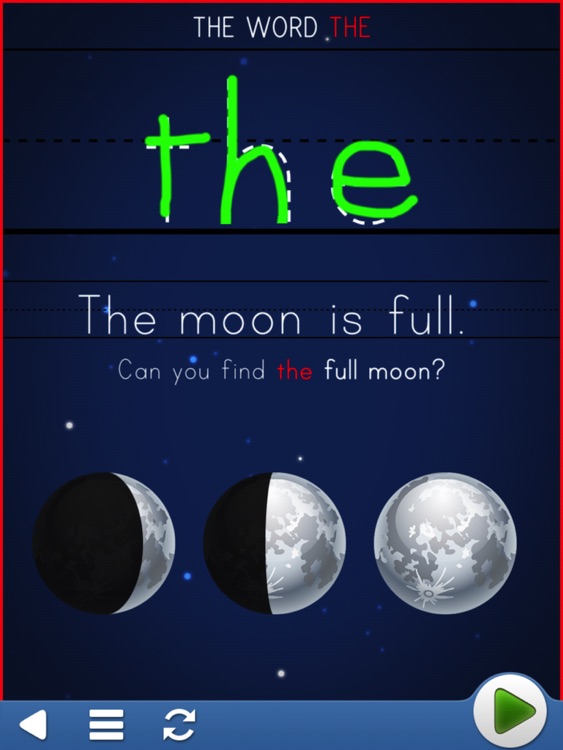 Sight Words Space