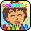 Preschool Paint Coloring game for Diego Edition